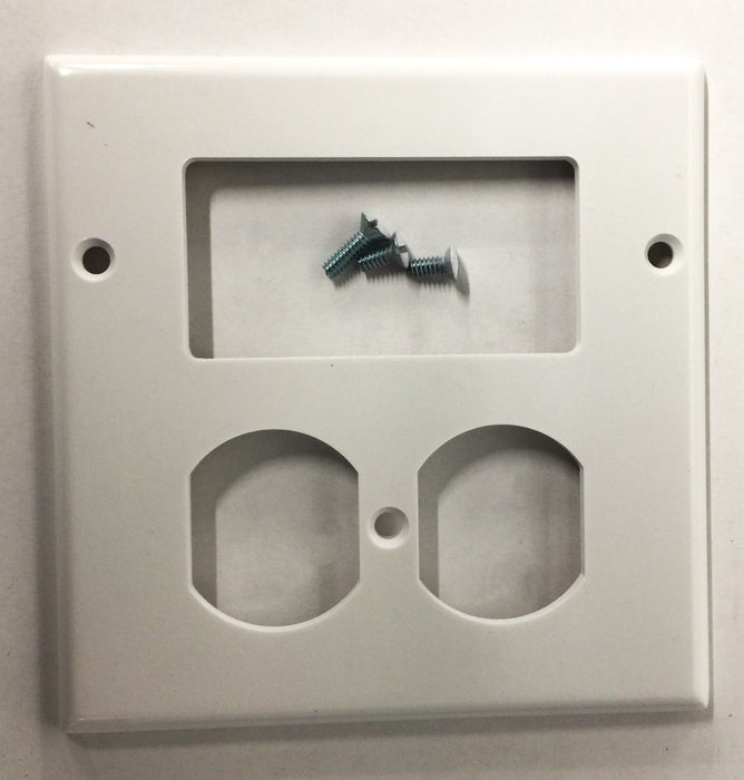 Leviton Smooth White 2-Gang/1-Switch Wall Plate 80455-W [Lot of 25] NOS