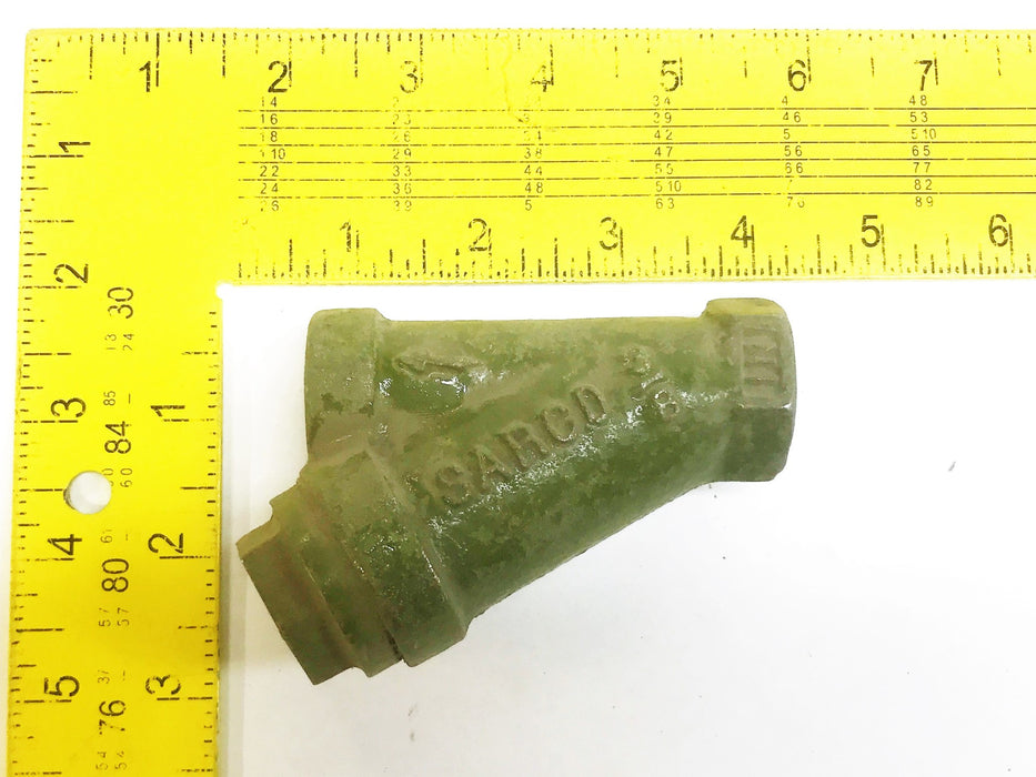 Sarco 3/8 Inch "Y" Strainer Valve [Lot of 3} USED