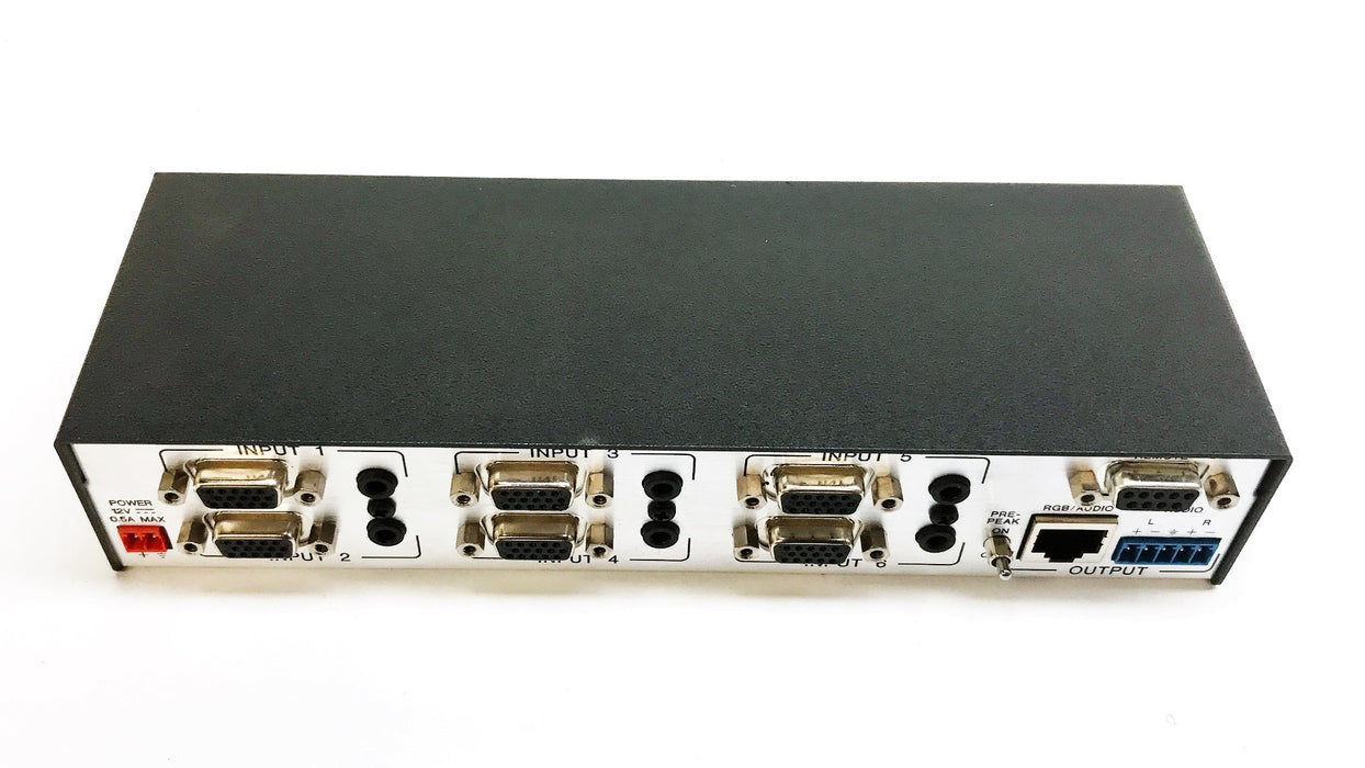 Extron 6-Port Switcher Box SW6-MTP-T-15HD-A USED