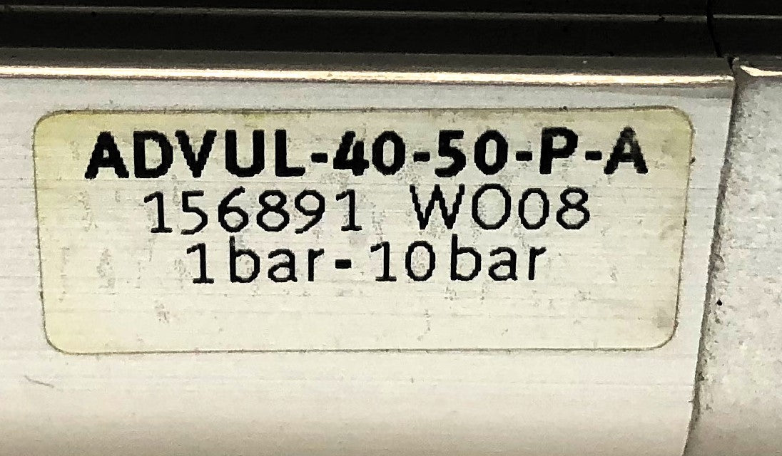 Festo Compact Pneumatic Cylinder ADVUL-40-50-P-A NOS