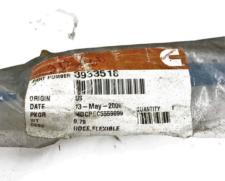 Cummins OEM Flexible Hose Assembly 3933518 NOS