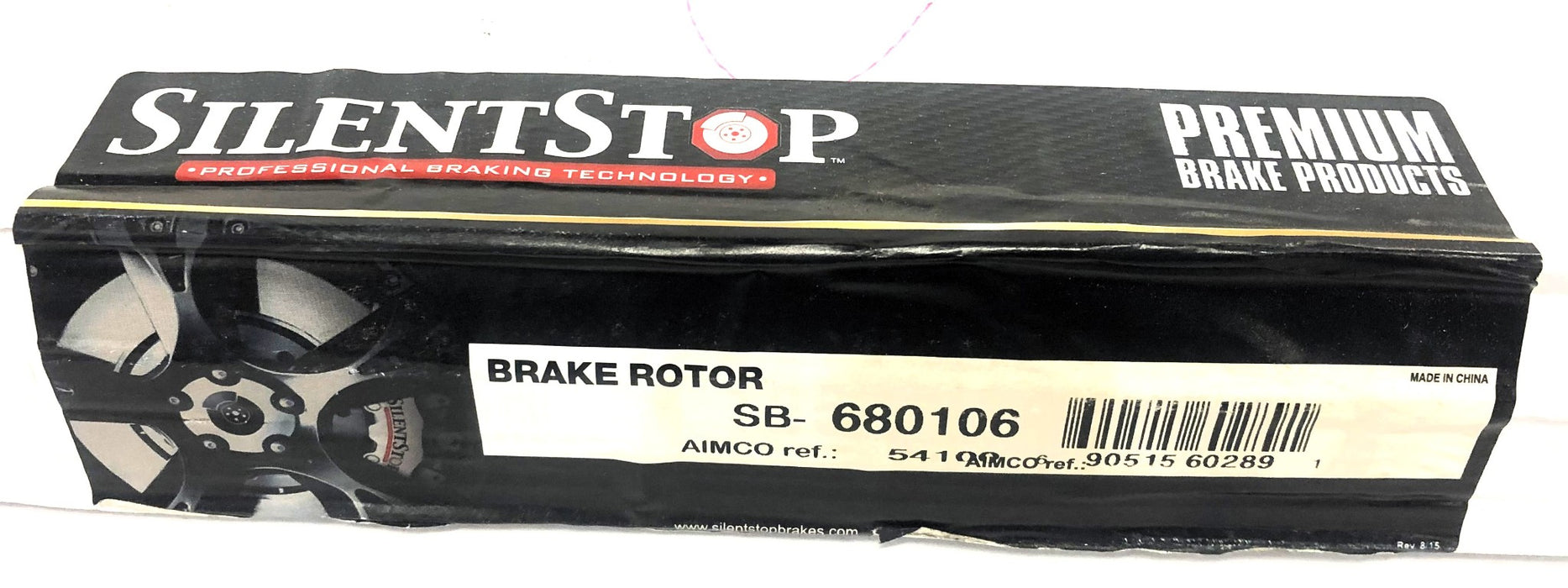 Silent Stop Rear Brake Disc Rotor SB-680106 NOS