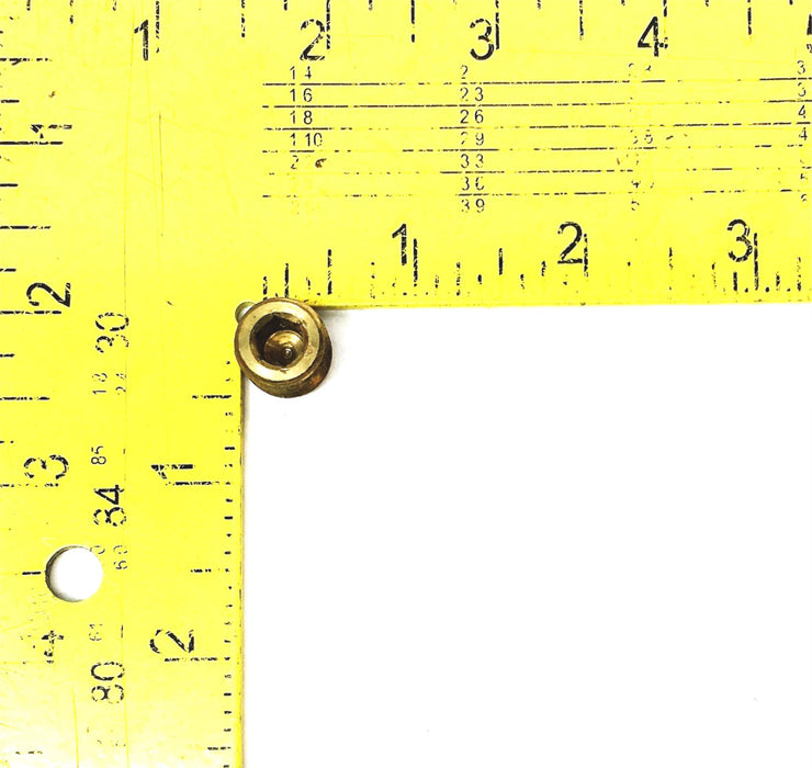 Unbranded Brass Bar Stock Hex Fitting 1/4 Inch [Lot of 4] NOS