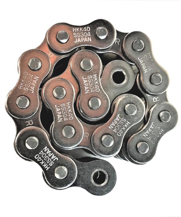 HKK CHAIN 18T STAINLESS STEEL DOUBLE COUPLING CHAIN (CC4018) NOS
