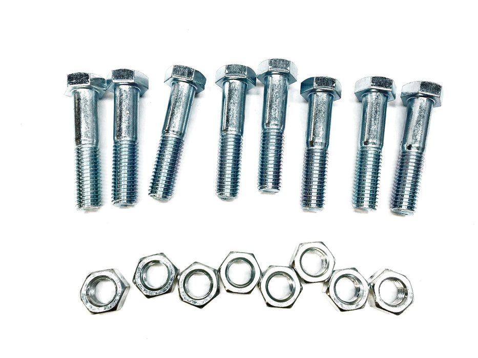 Unbranded 5/8-11x3 A307 Zinc Hex Bolt and Nut BUPS0400OZ (8pcs.) NOS