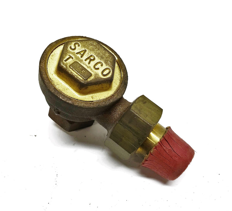 Sarco 1/2" Bronze Radiator Steam Cap T25 NOS