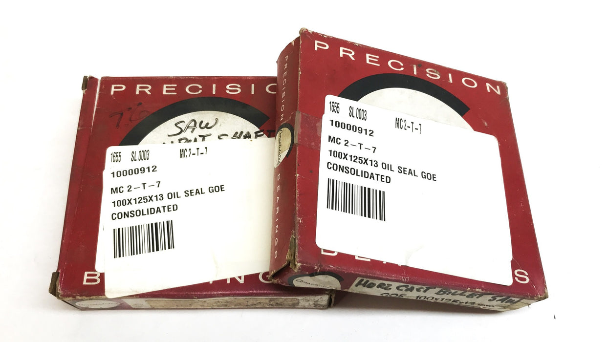 Precision Bearings Oil Seal 100X125X13MM [Lot of 2] NOS