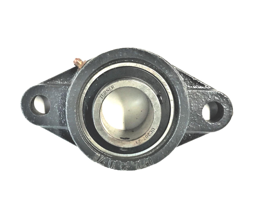 TURNER BEARING UNIT WITH 2 BOLT FLANGE [LOT OF 2] (UCFL207-23) NOS