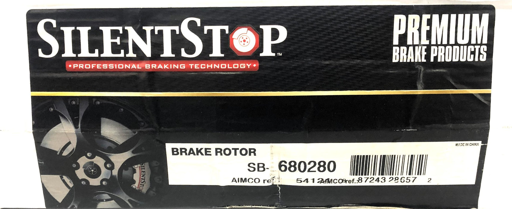 Silent Stop Front Brake Disc Rotor SB-680280 NOS