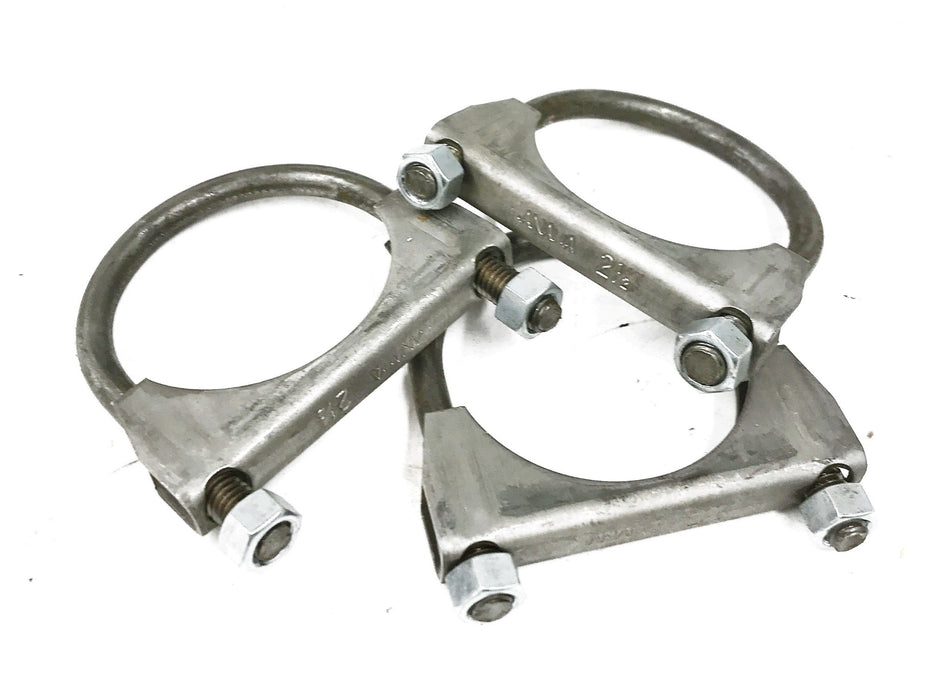 Unbranded 2-1/2" Exhaust Clamp H212 [Lot of 3] NOS