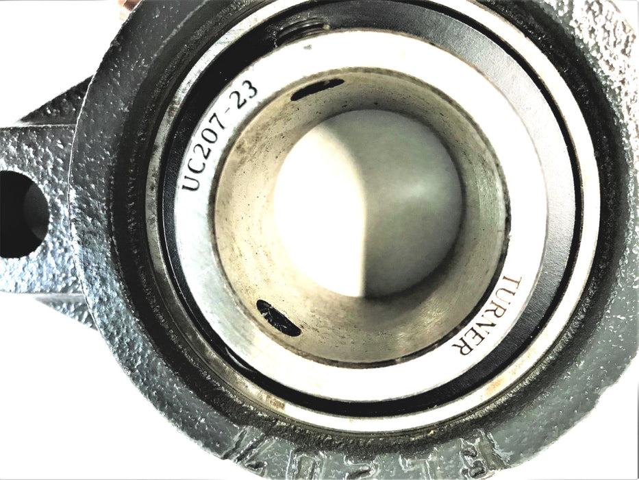 TURNER BEARING UNIT WITH 2 BOLT FLANGE [LOT OF 2] (UCFL207-23) NOS