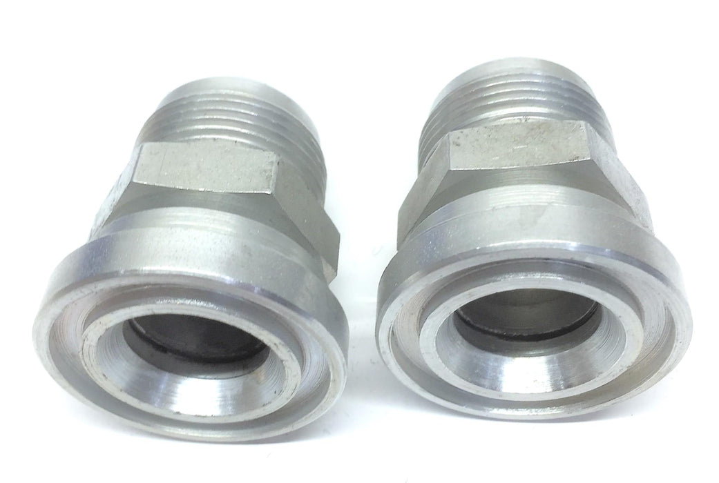 Gates Stainless Straight Adapter 86786 [Lot of 2] NOS