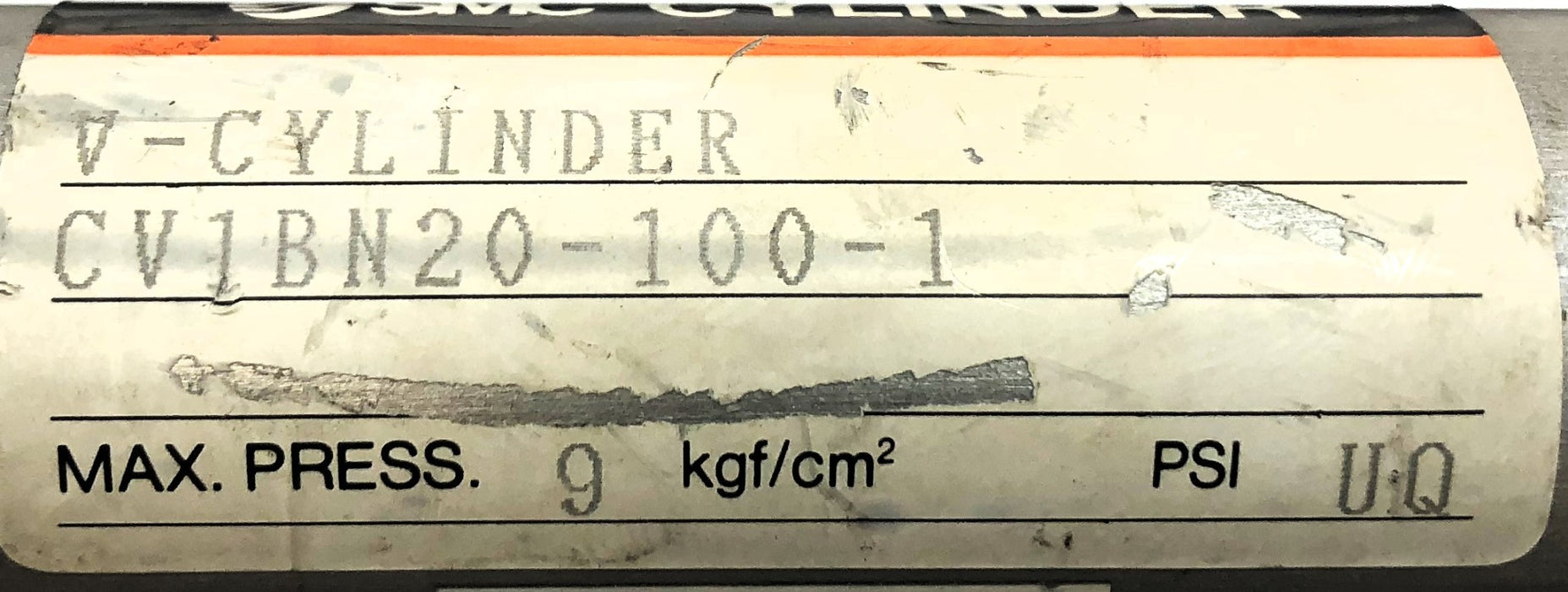SMC Pneumatic Cylinder W/ Valve CV1BN20-100-1 NOS