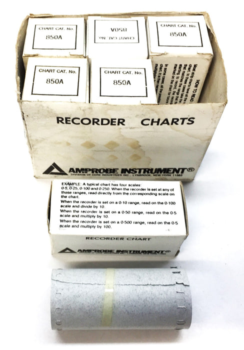 Amprobe Instrument Recorder Chart Roll 850A [Lot of 6] NOS