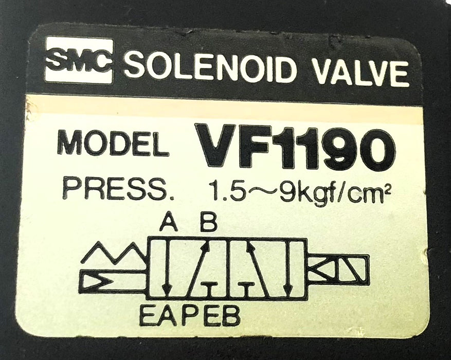 SMC Pneumatic Cylinder W/ Valve CV1BN20-100-1 NOS