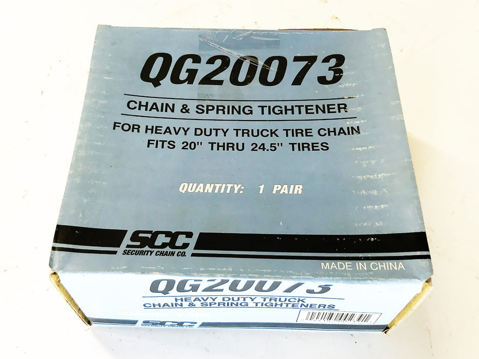 Security Chain Company Chain and Spring Tightener, 1 Pair, QG20073 NOS