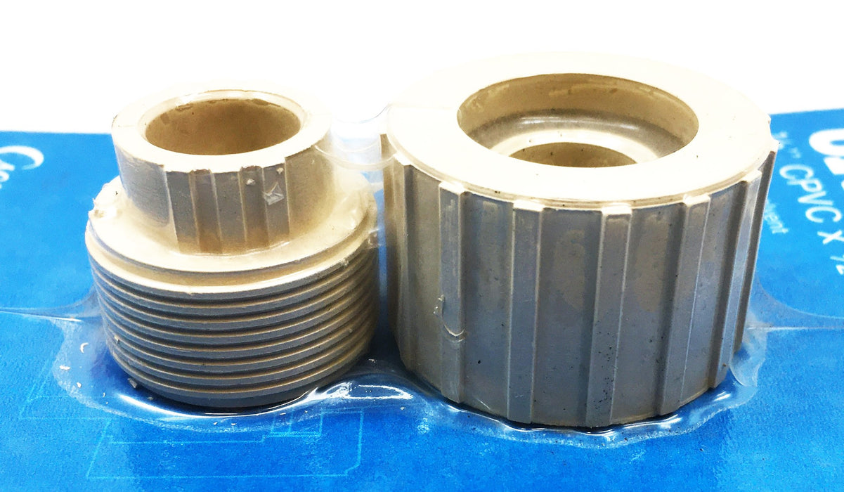 Genova 1/2 Inch CPVC Union Solvent 530211 [Lot of 2] NOS
