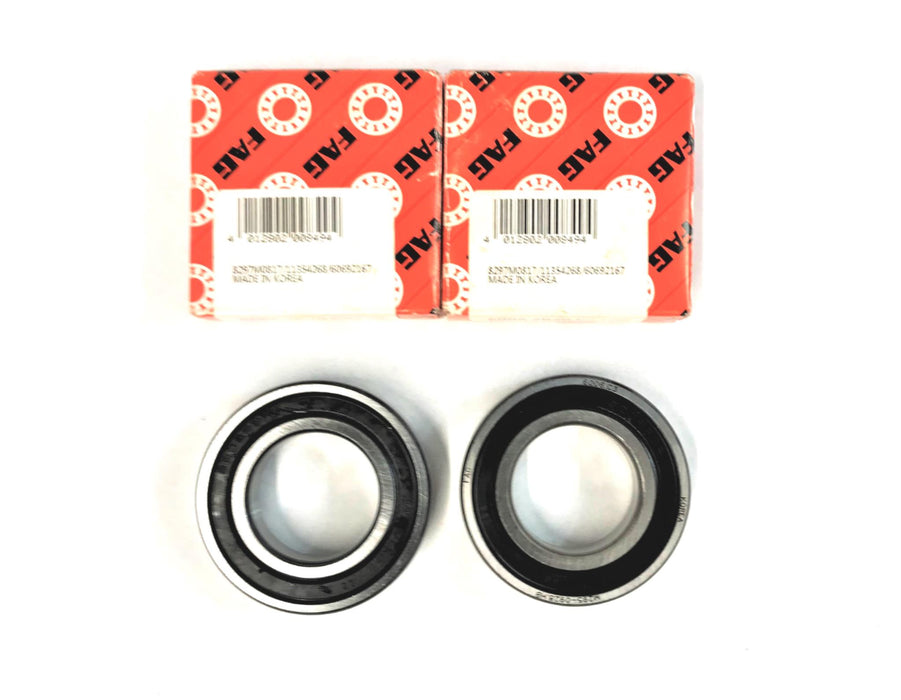 FAG DEEP GROOVE BALL BEARING 6006.2RSR.C3.L38 [LOT OF 2] NOS