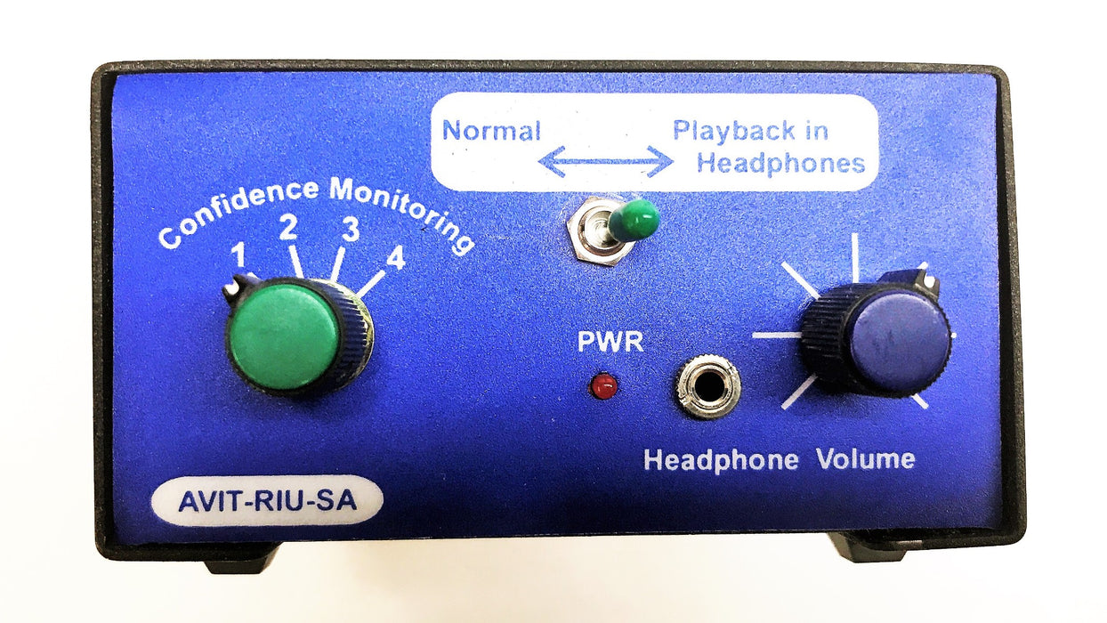 AV Innovations Confidence Monitoring IN/OUT Box AVIR-RIU-SA USED