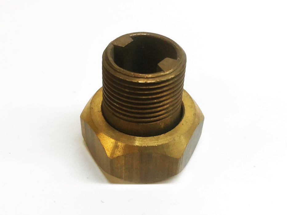 Unbranded 1-1/4" (1") Brass Hex Compression Tube Nut Assembly [Lot of 6] NOS