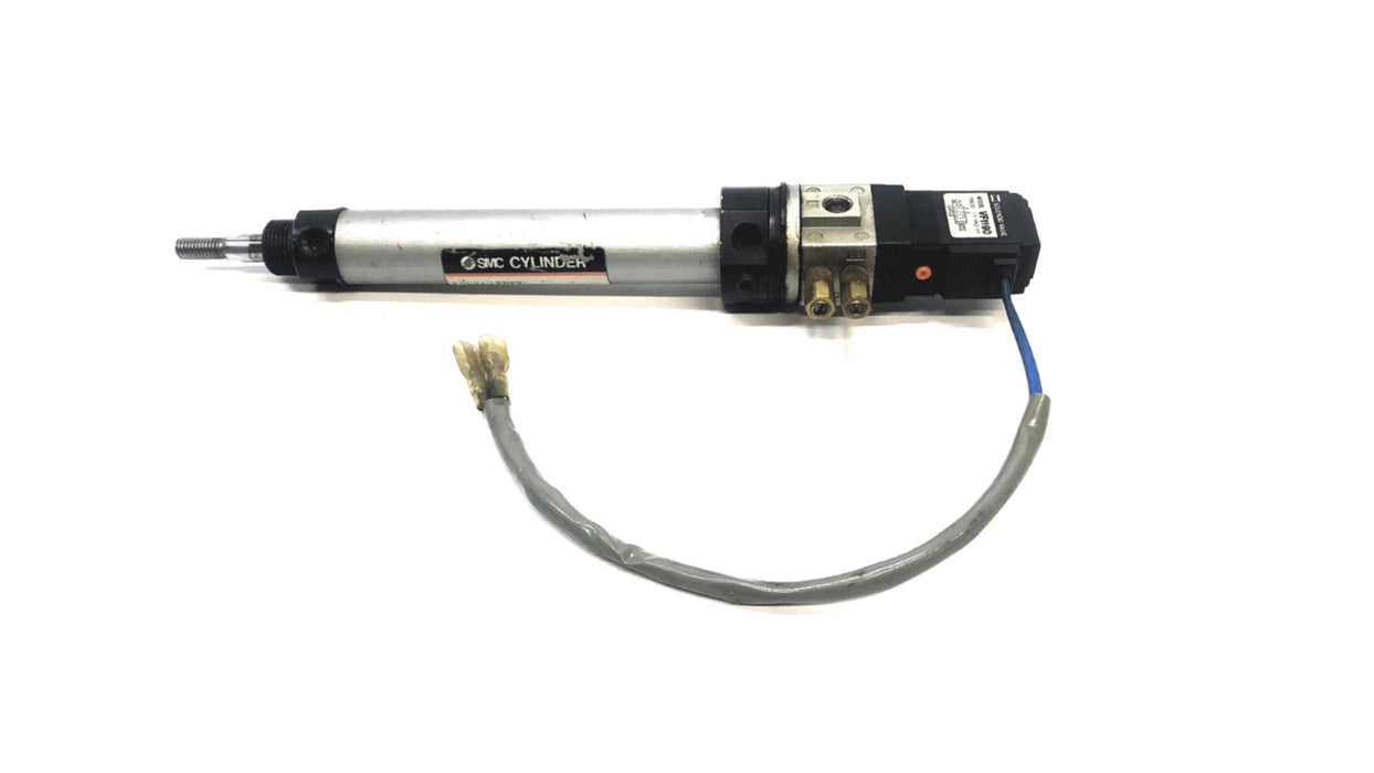SMC Pneumatic Cylinder W/ Valve (NO RAIL) CV1BN20-100-1 USED