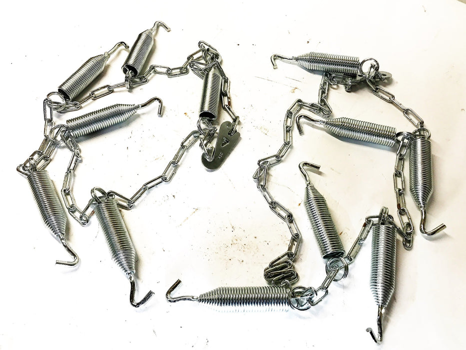 Security Chain Company Chain and Spring Tightener, 1 Pair, QG20073 NOS