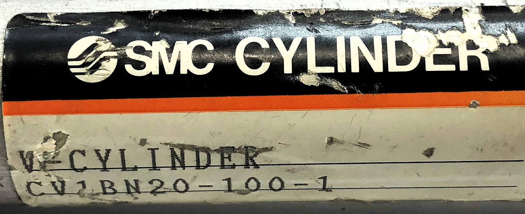 SMC Pneumatic Cylinder W/ Valve (NO RAIL) CV1BN20-100-1 USED