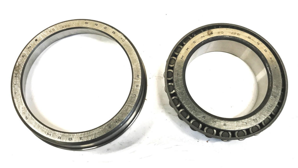 Timken Tapered Roller Bearing Cone and Cup Set 598-90078 NOS