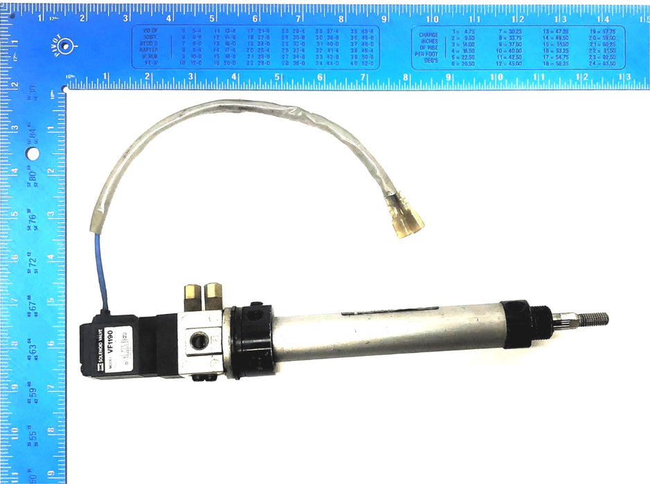 SMC Pneumatic Cylinder W/ Valve (NO RAIL) CV1BN20-100-1 USED