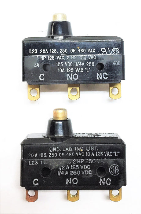 MICROSWITCH Snap Action Switch BA-2RB7-P4 [Lot of 2] NOS