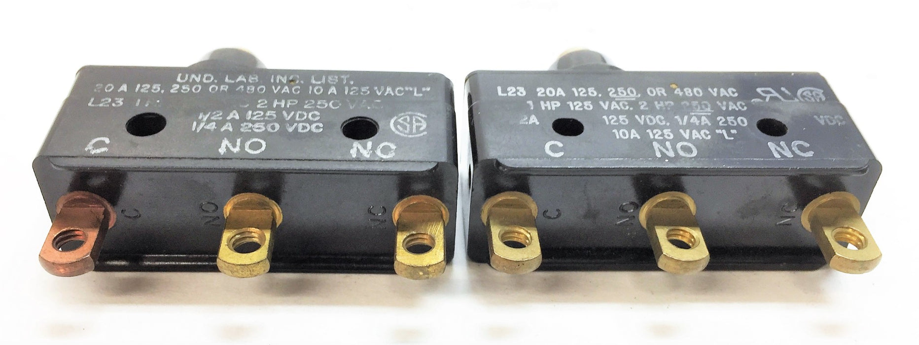 MICROSWITCH Snap Action Switch BA-2RB7-P4 [Lot of 2] NOS