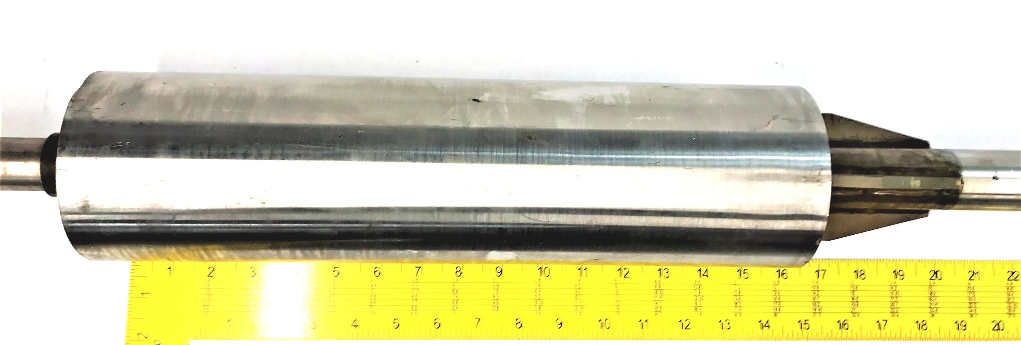 UNBRANDED CONVEYOR DRIVE PULLEY WITH TAPPED ENDS 1-3/16" TO 4-1/2" USED