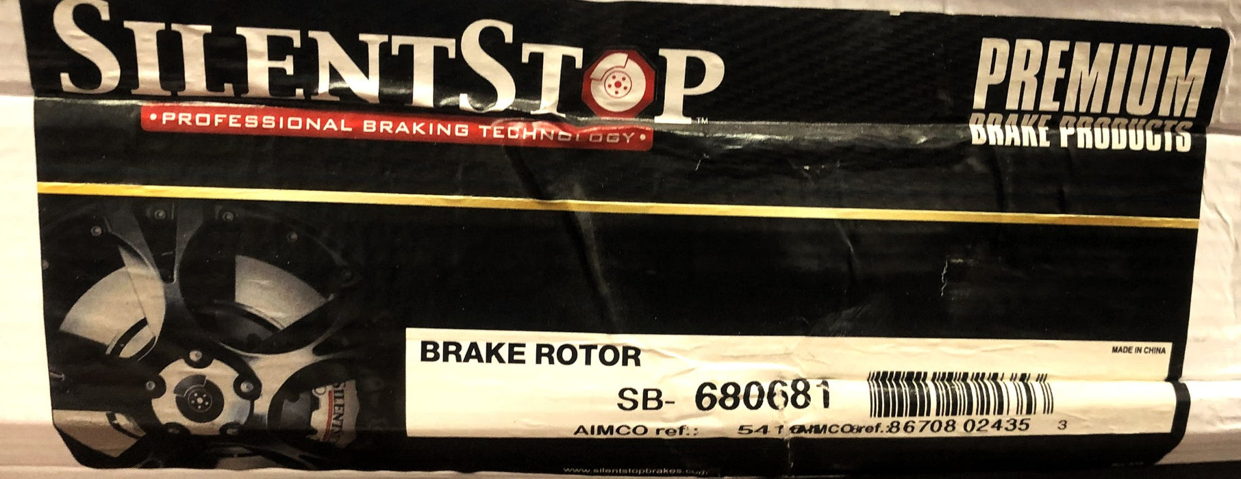 Silent Stop Brake Disc Rotor And Hub Assembly SB-680681 NOS