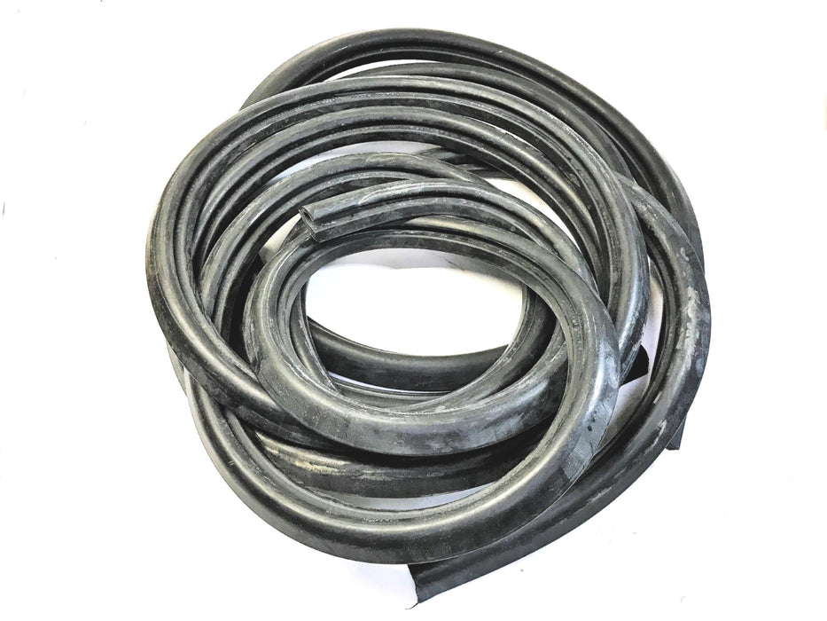 Tailgate Channel Seal, Rubber, Black, 1-7/8x1-1/8 Inches x 40 feet, OA-15980-00