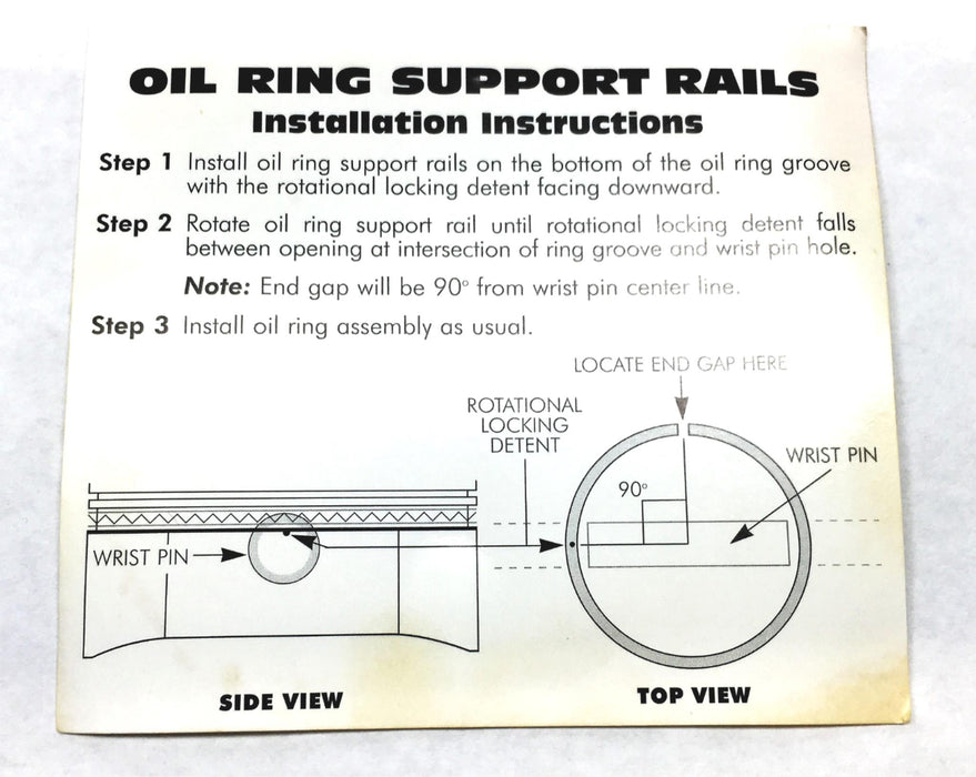 Unbranded Oil Rail Support RA-4080 [Lot of 8] NOS