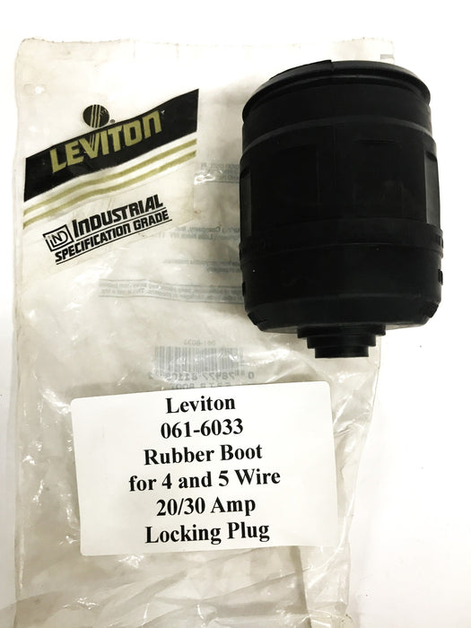 Leviton Rubber Boot for Locking Plug 061-6033 [Lot of 2] NOS
