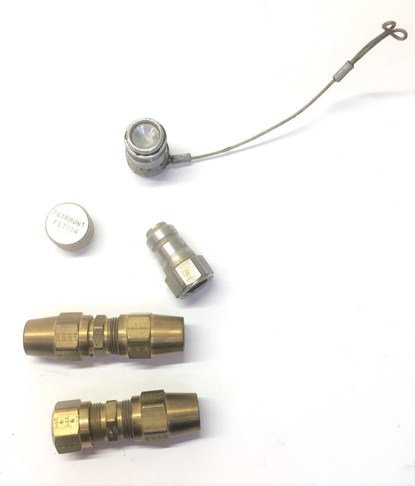 Parker/Generic Straight Compression Fitting & Dust Cap/Plug Bundle