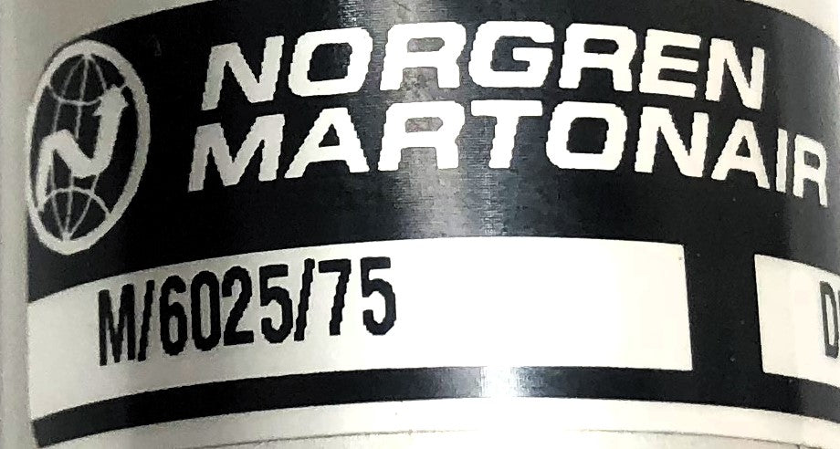 Norgren Martonair Pneumatic Cylinder M/6025/75 NOS