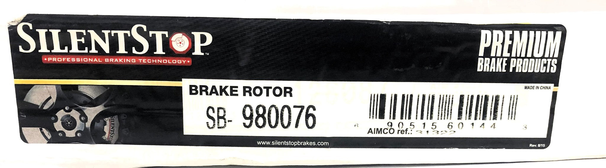 Silent Stop Rear Brake Disc Rotor SB-980076 NOS
