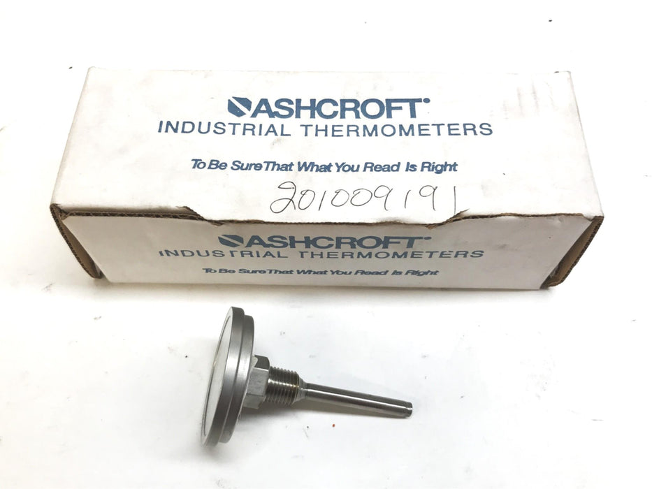 Ashcroft Bimetal Thermometer 20EL60R025 NOS