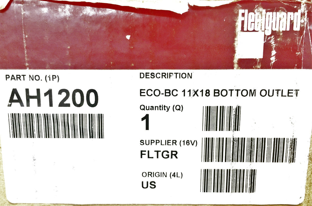Fleetguard Air Cleaner NOS AH1200 OEM