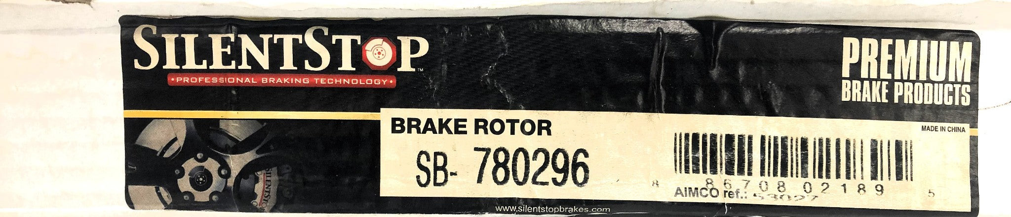 Silent Stop DuraGo Rear Brake Disc Rotor SB-780296 (BR53027) NOS