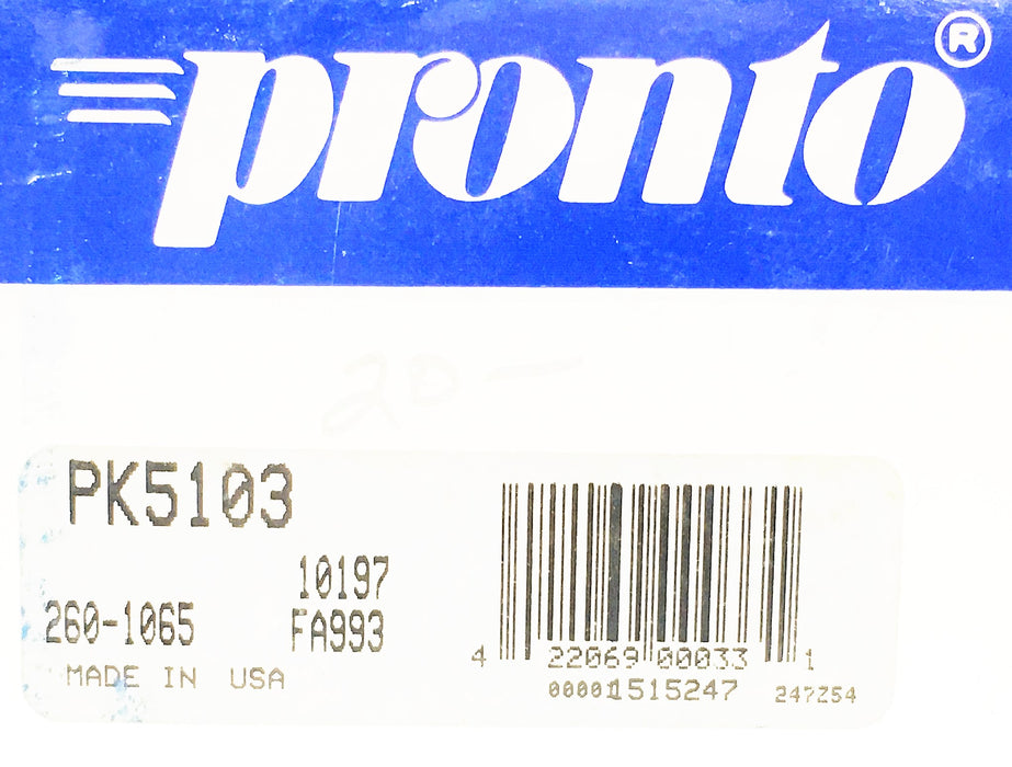 Pronto Suspension Ball Joint PK5103 NOS
