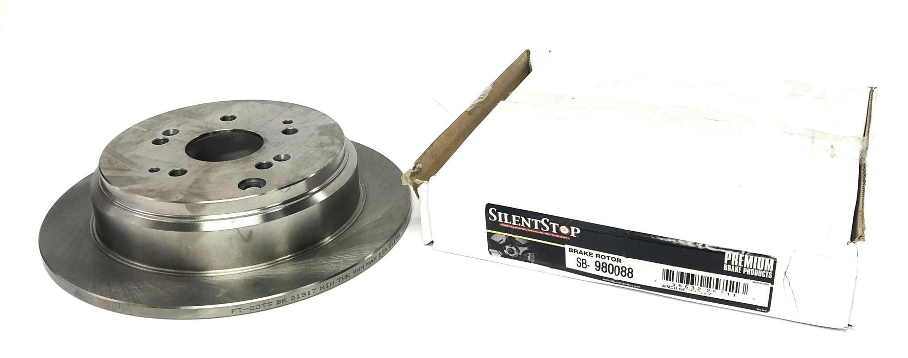 Silent Stop DuraGo Rear Brake Disc Rotor SB-980088 (BR31317) NOS