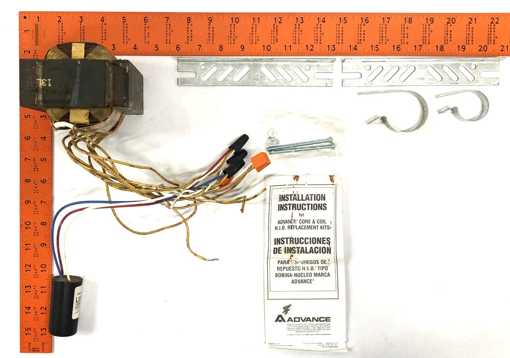 Advance Metal Halide Core Coil Ballast Kit Missing Capacitor 71A5993-001D NOS