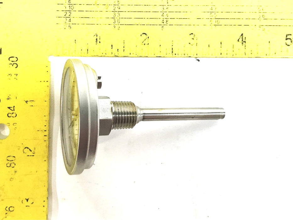Ashcroft Bimetal Thermometer 20EL60R025 NOS