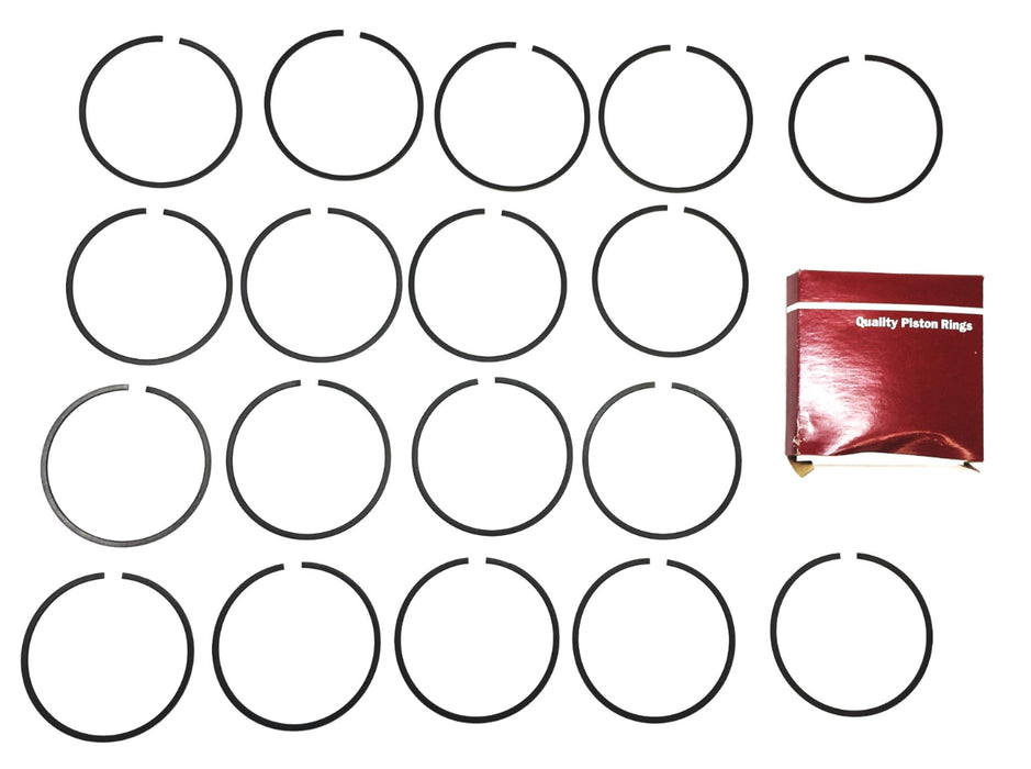 Quality Piston Rings 18 Piece 4.0050x.0468 Compression Ring Set BR18PF181-5 NOS