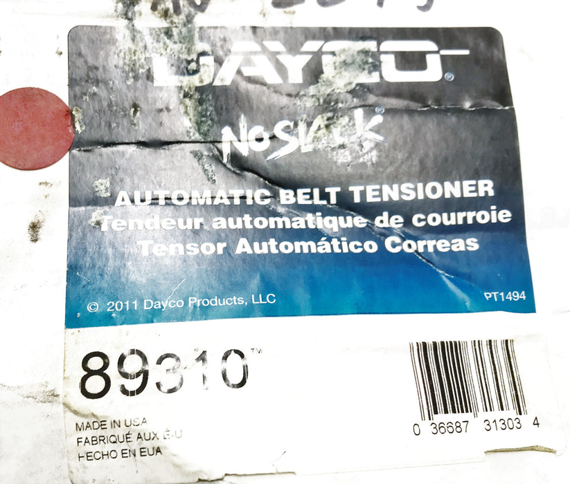 Dayco "No Slack" Belt Tensioner 89310 NOS