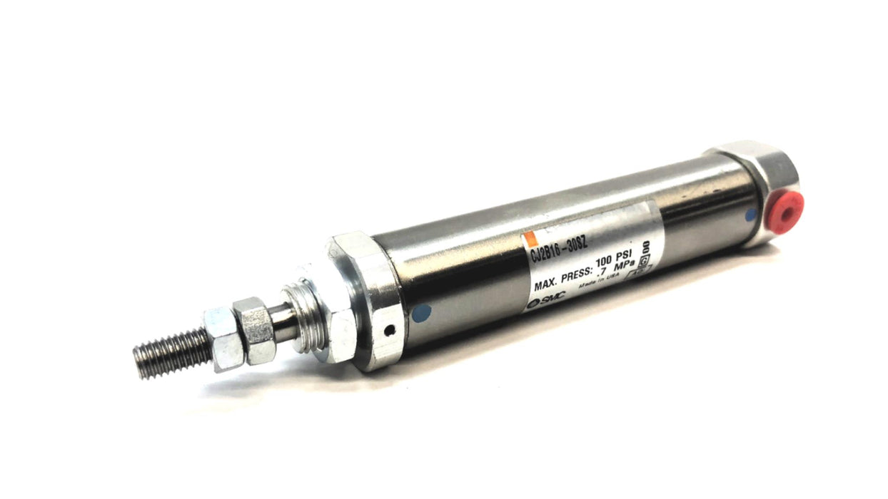 SMC Round Body Pneumatic Cylinder CJ2B16-30SZ NOS
