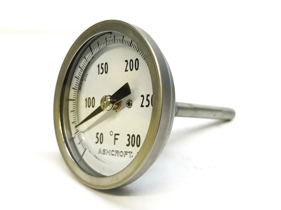 Ashcroft Bimetal Thermometer 20EL60R025 NOS